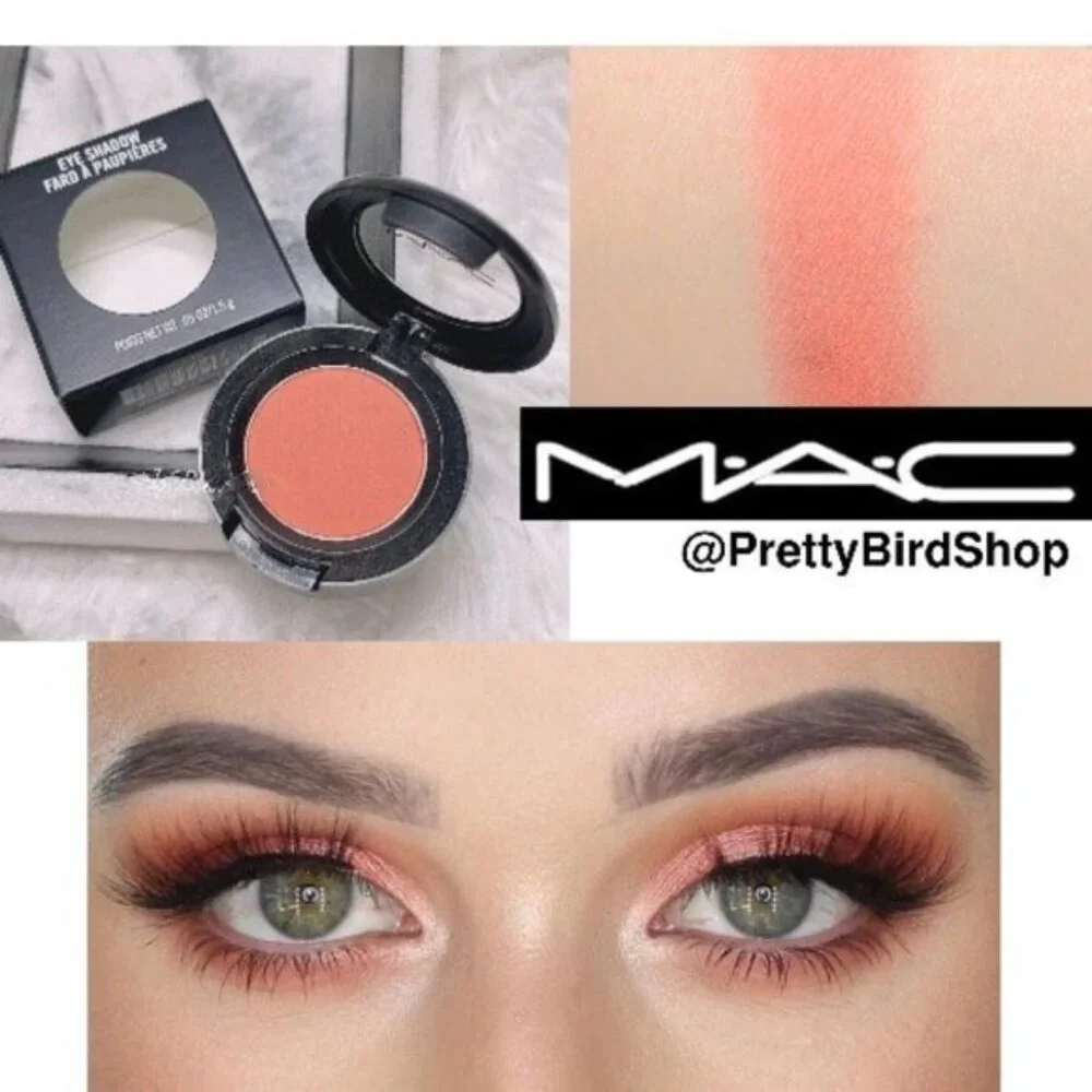MAC CORAL eye shadow NIB Matte last one! peach warm summer